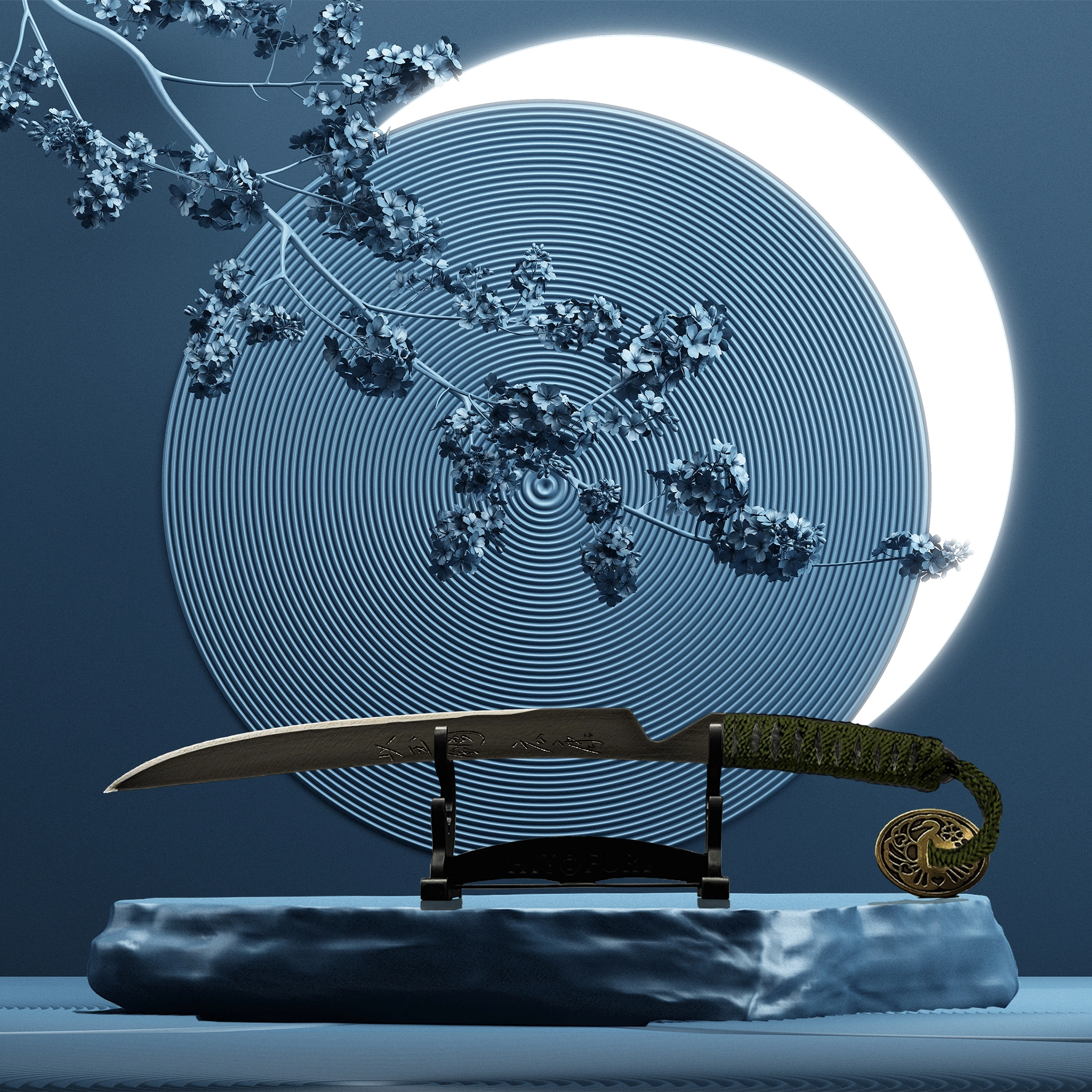 玉鋼製刀剣型ひとふり「漆黒 - SHIKKOKU -」 - HITOFURI プロジェクト