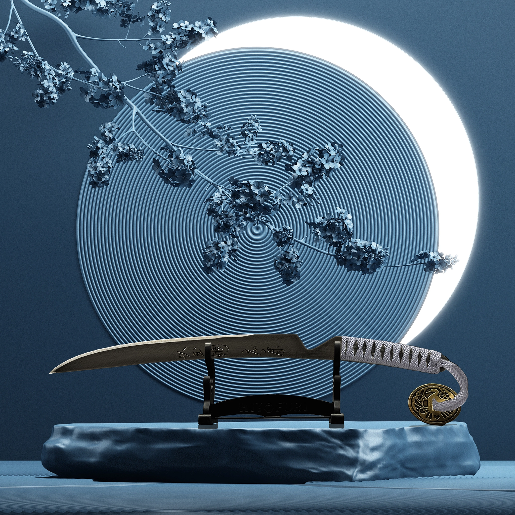 玉鋼製刀剣型ひとふり「漆黒 - SHIKKOKU -」 - HITOFURI プロジェクト