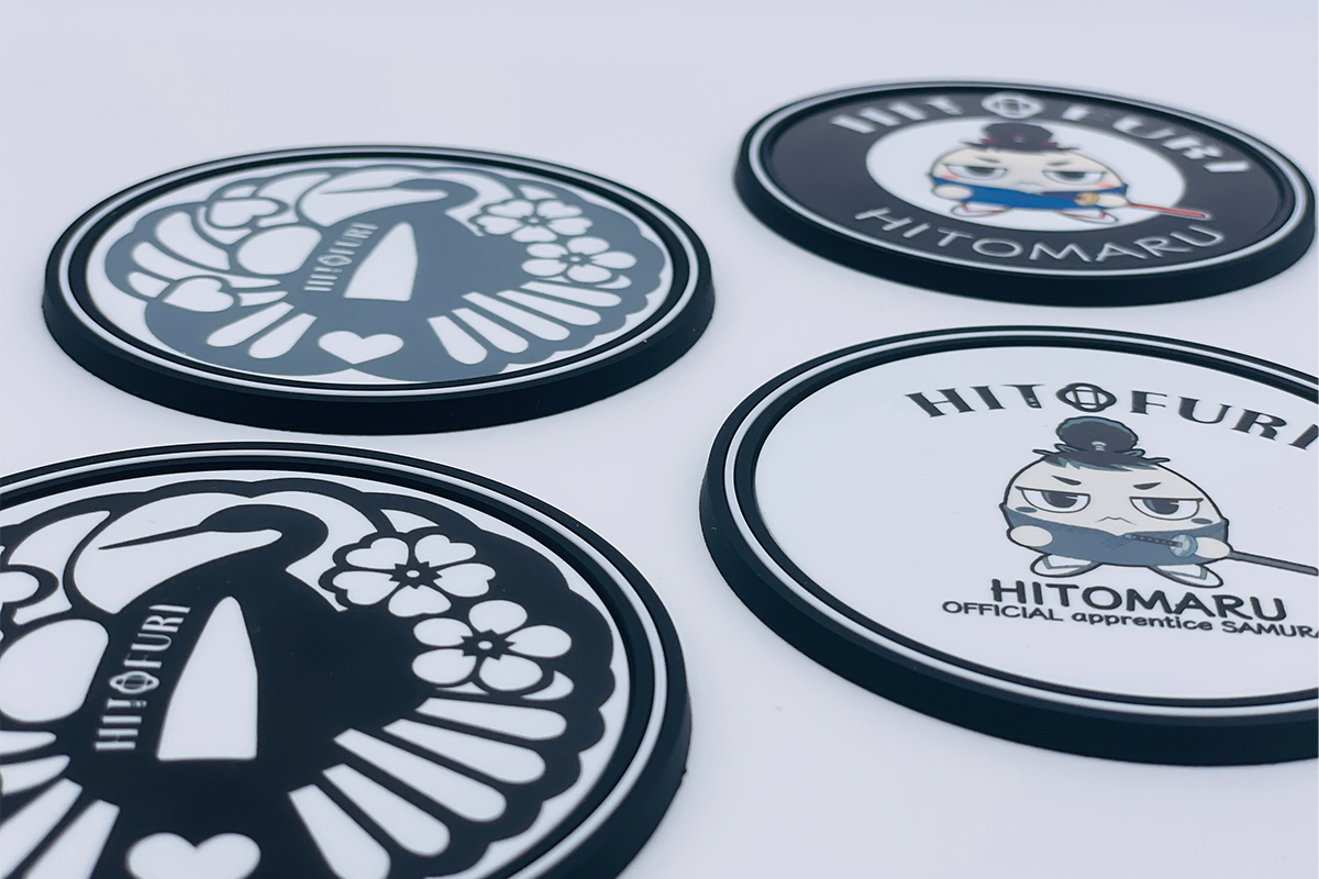 ラバーコースターAセット <墨影> - HITOFURI プロジェクト
