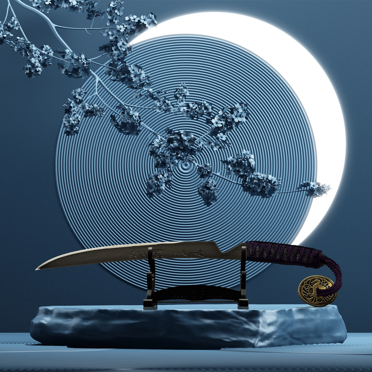 玉鋼製刀剣型ひとふり「漆黒 - SHIKKOKU -」 - HITOFURI プロジェクト