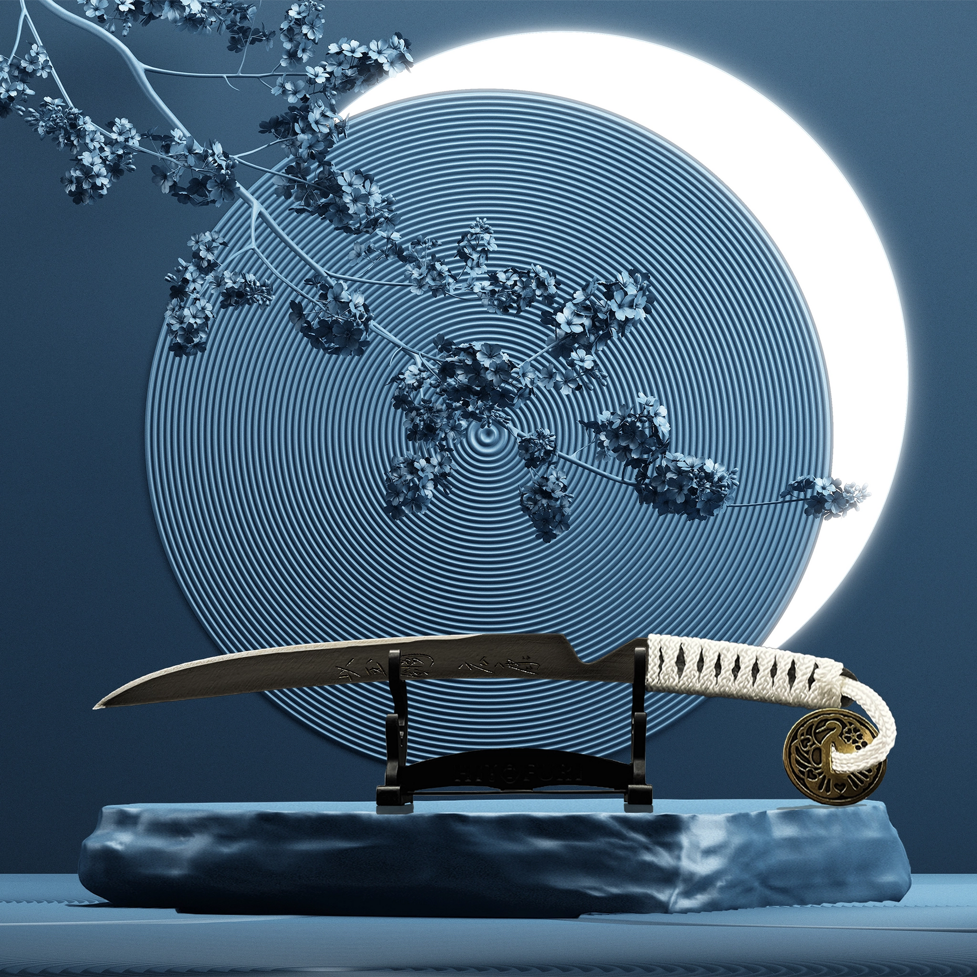 玉鋼製刀剣型ひとふり「漆黒 - SHIKKOKU -」 - HITOFURI プロジェクト