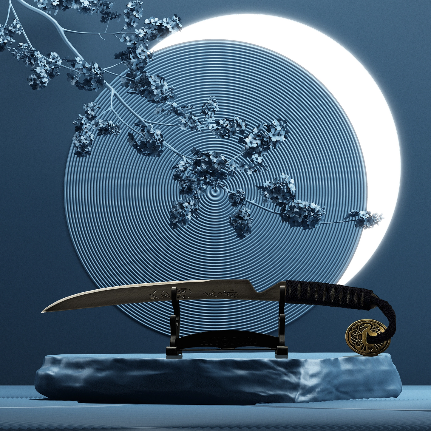 玉鋼製刀剣型ひとふり「漆黒 - SHIKKOKU -」 - HITOFURI プロジェクト