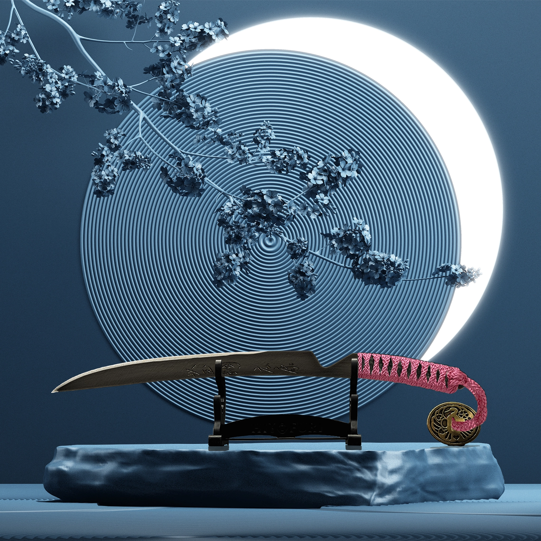 玉鋼製刀剣型ひとふり「漆黒 - SHIKKOKU -」 - HITOFURI プロジェクト