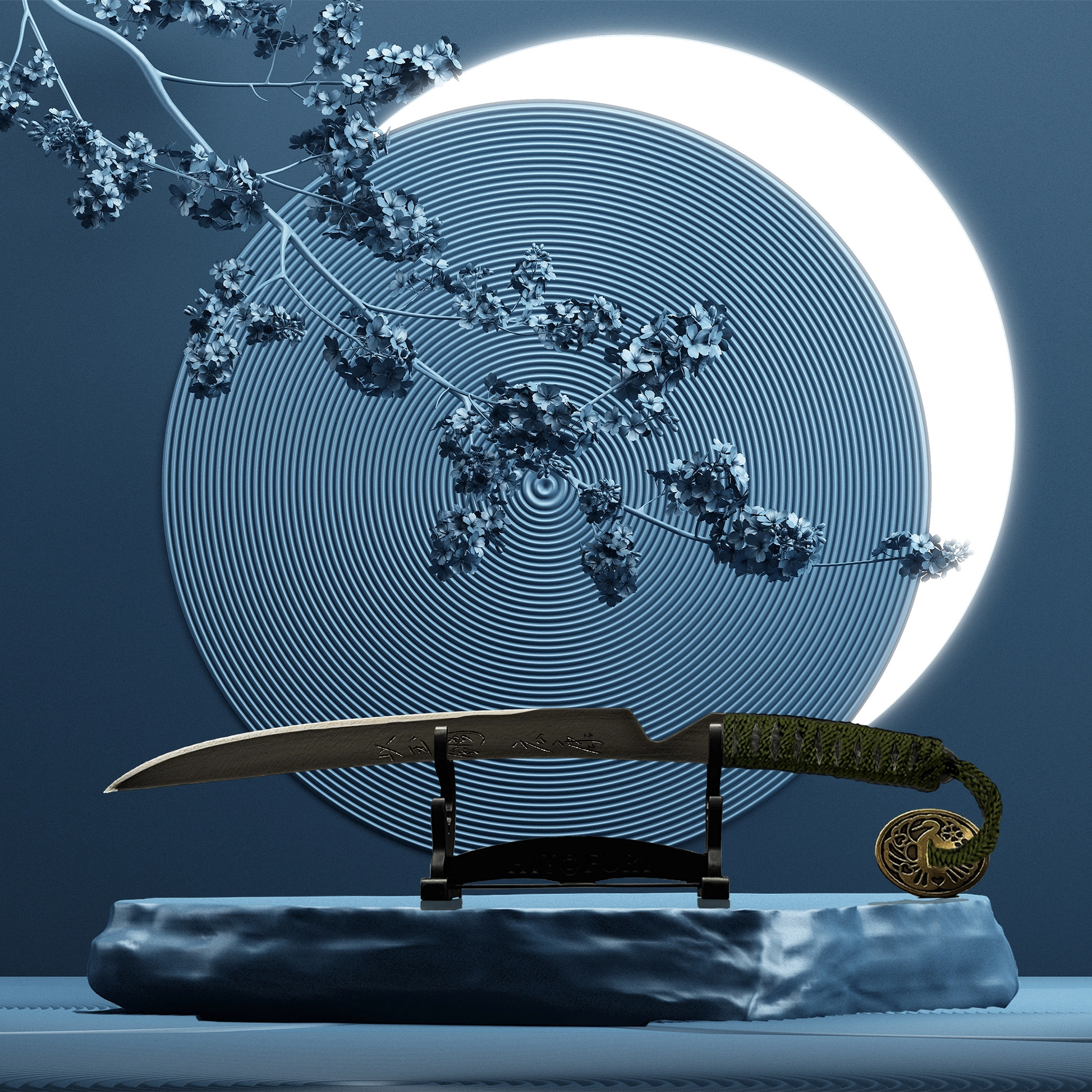 玉鋼製刀剣型ひとふり「漆黒 - SHIKKOKU -」 - HITOFURI プロジェクト