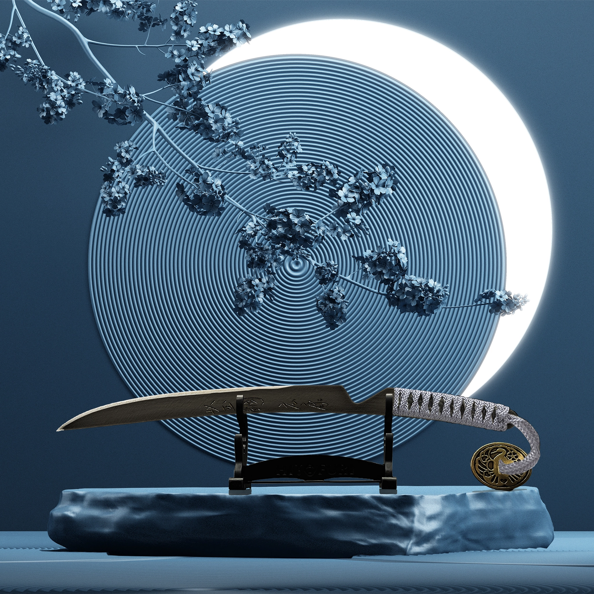 玉鋼製刀剣型ひとふり「漆黒 - SHIKKOKU -」 - HITOFURI プロジェクト